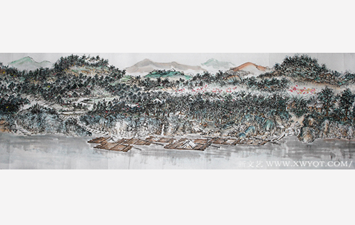 陈伍祥作品 《锦绣潇湘》局部6